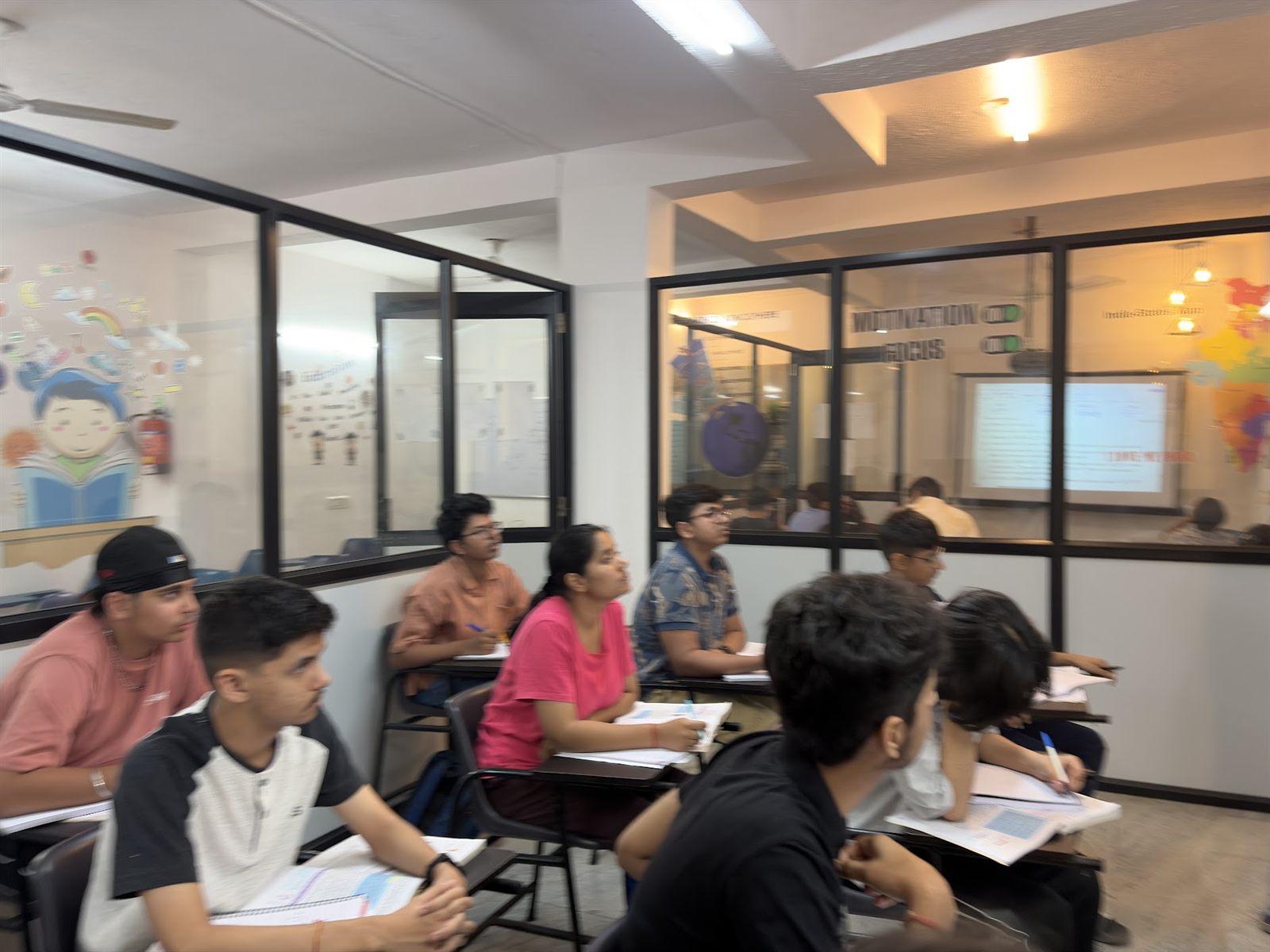 Modern classroom environment at Expert Tutorials